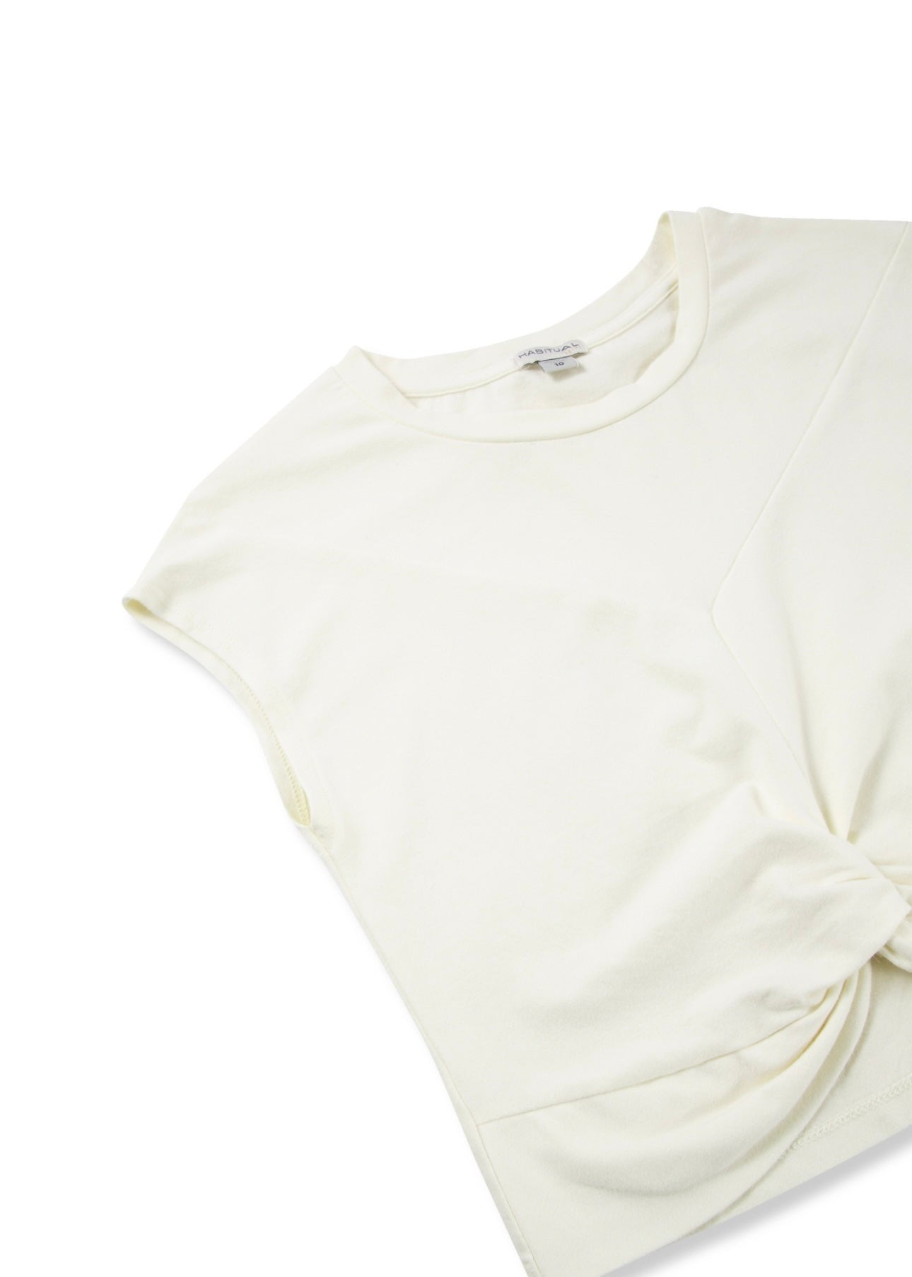 Twist Front Cotton Tee