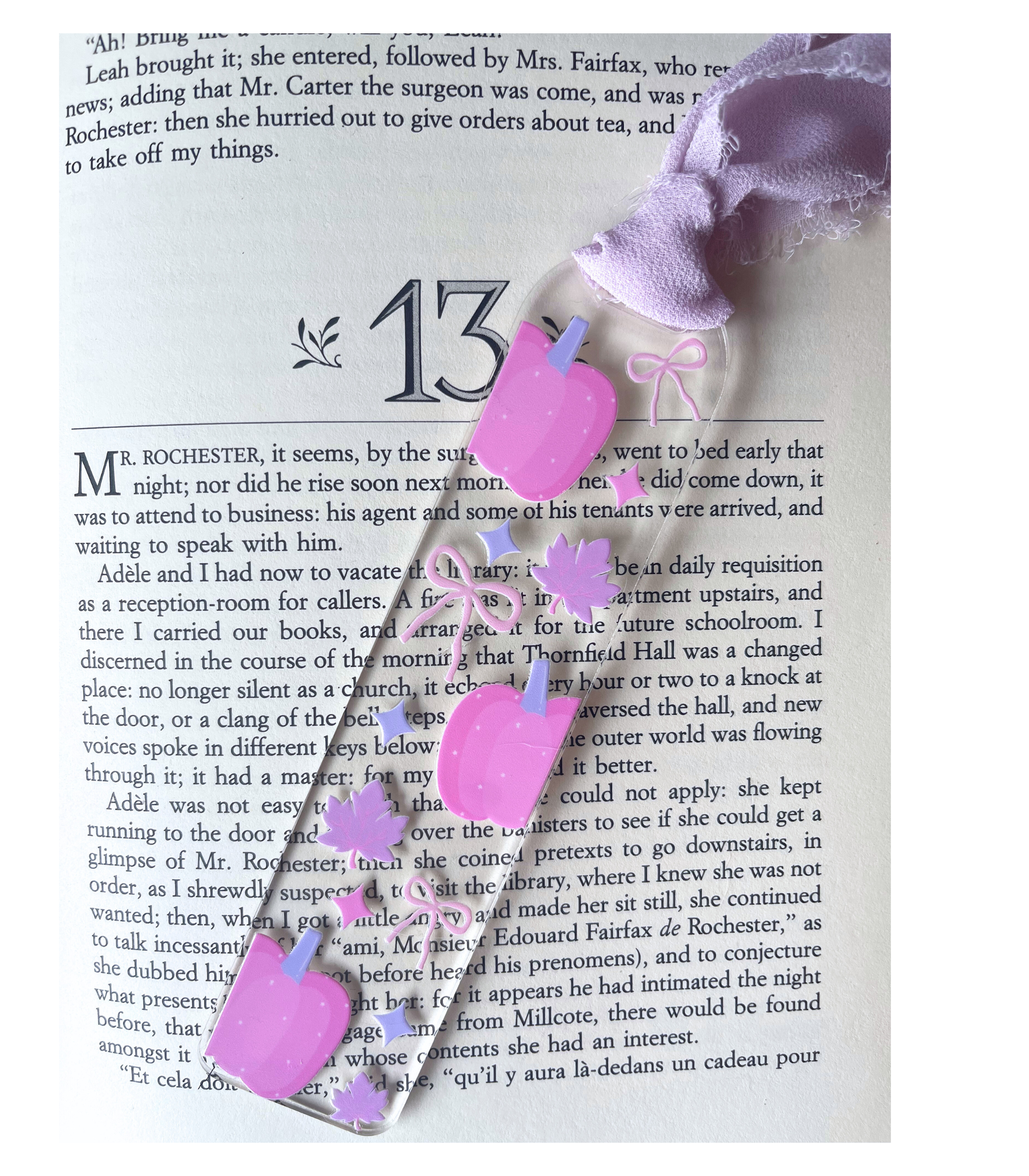 Fall Halloween Acrylic Bookmark
