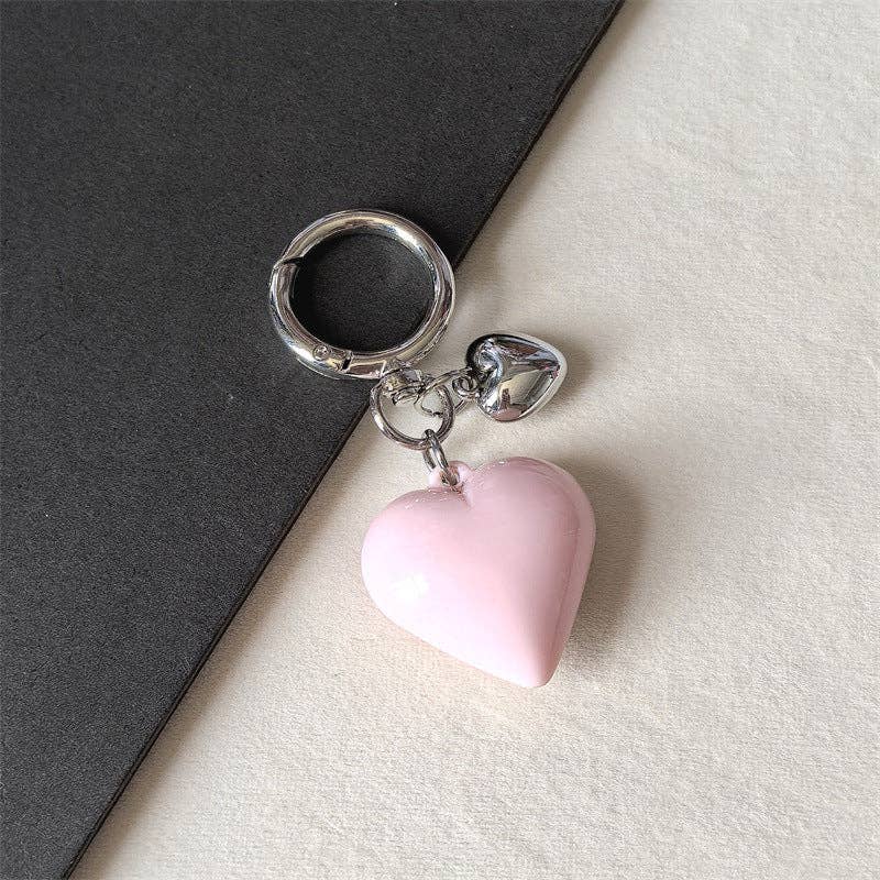 Heart Charm Keychain