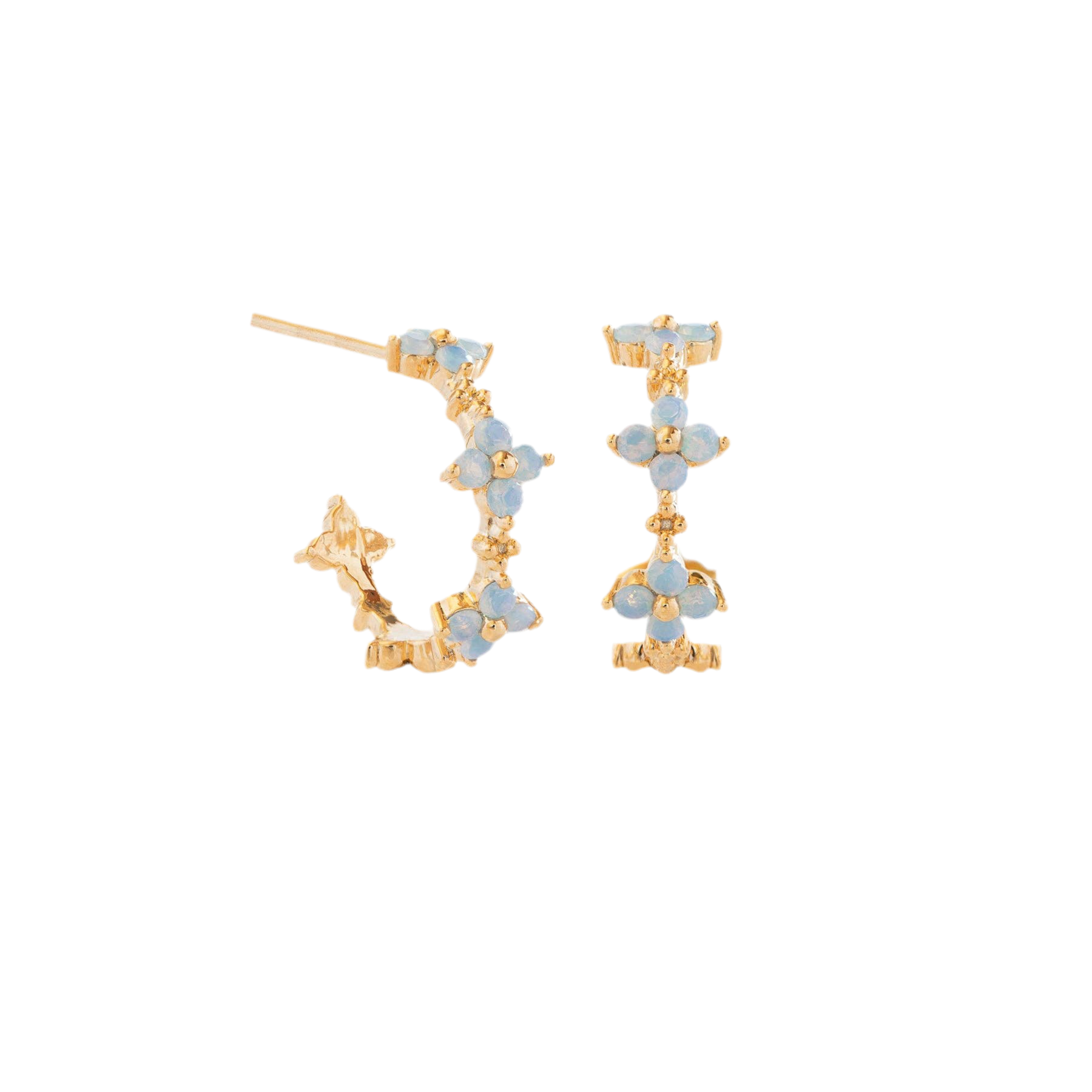 Blue Blossom Love Hoops
