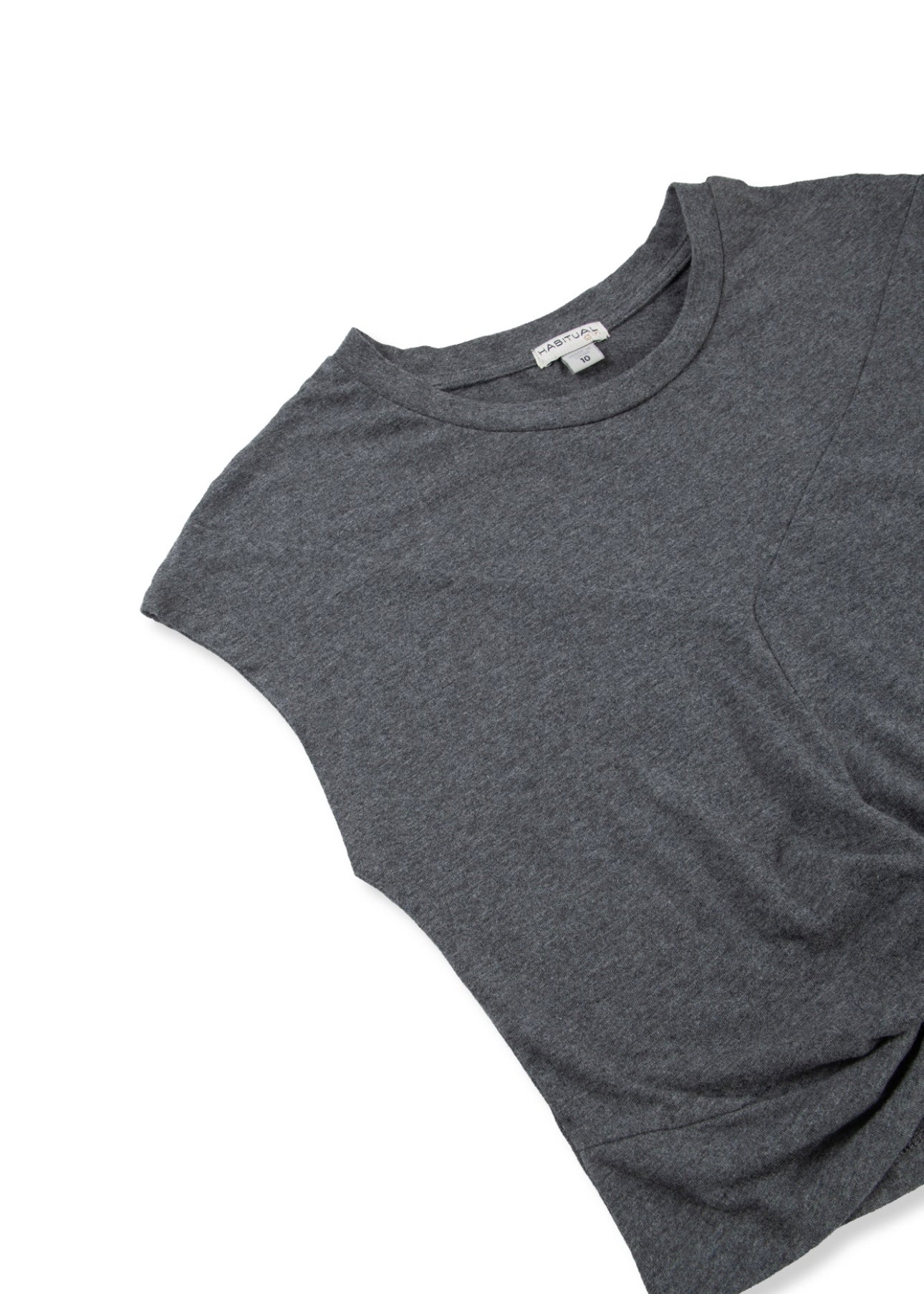 Twist Front Cotton Tee