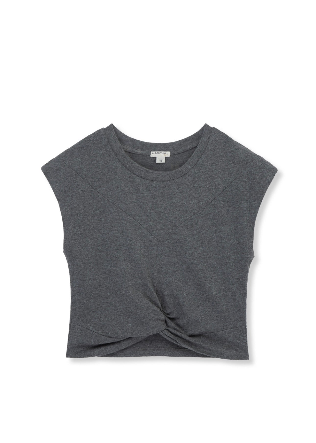 Twist Front Cotton Tee