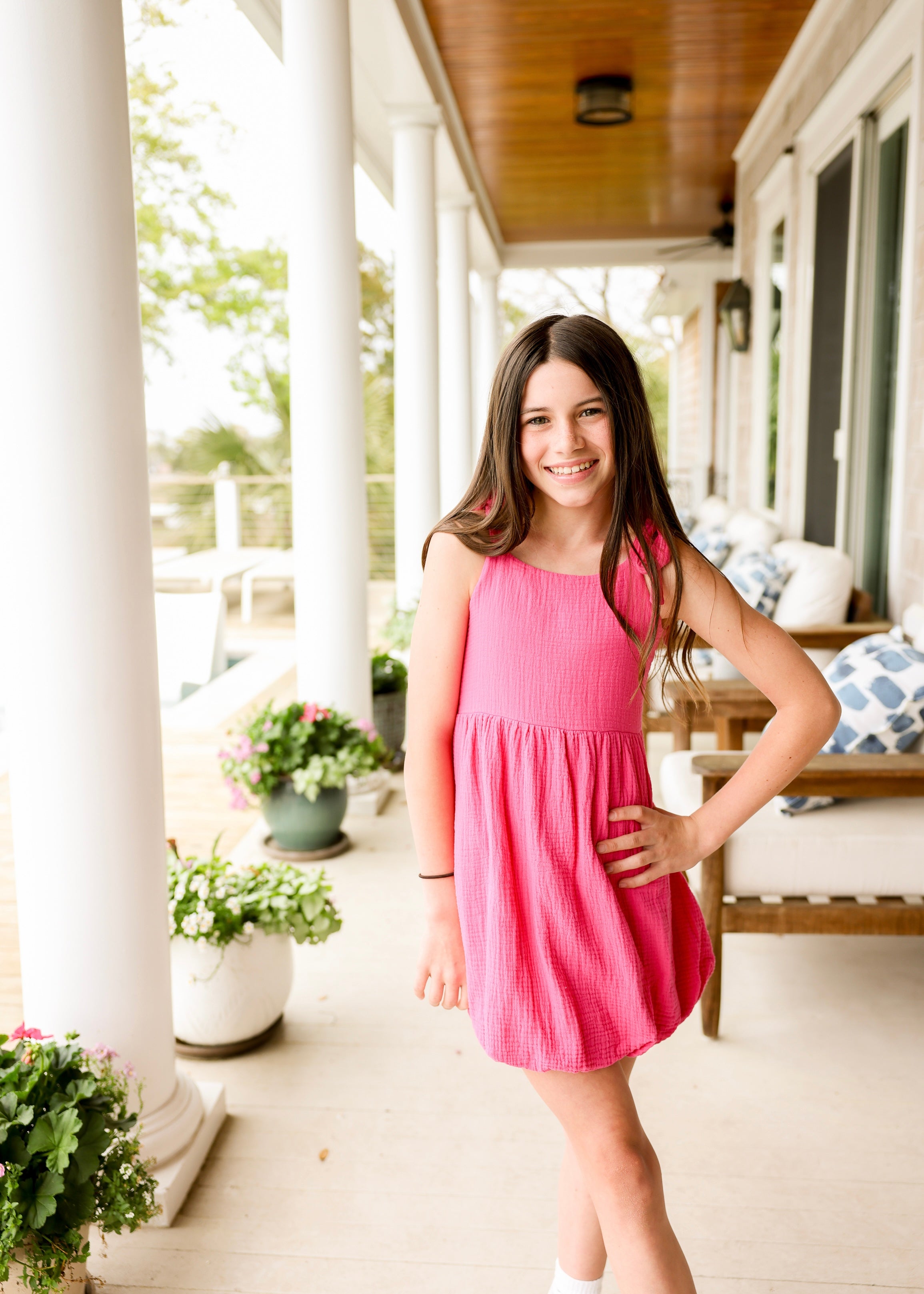 Hot Pink Bubble Dress