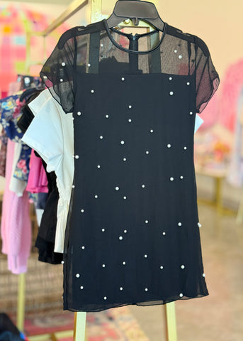 Stripe High-Low Dress
