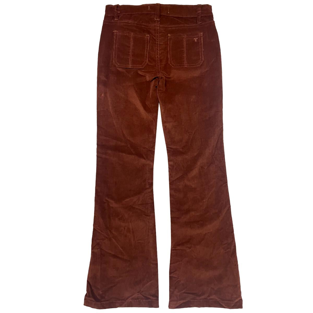 High Rise Corduroy Flare