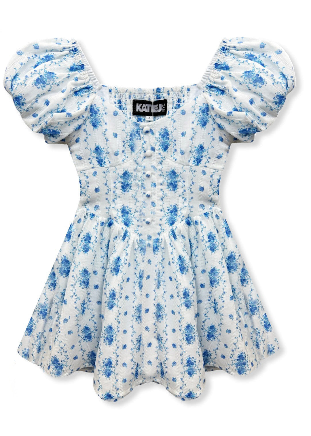 Greta Printed Cottage Core Dress