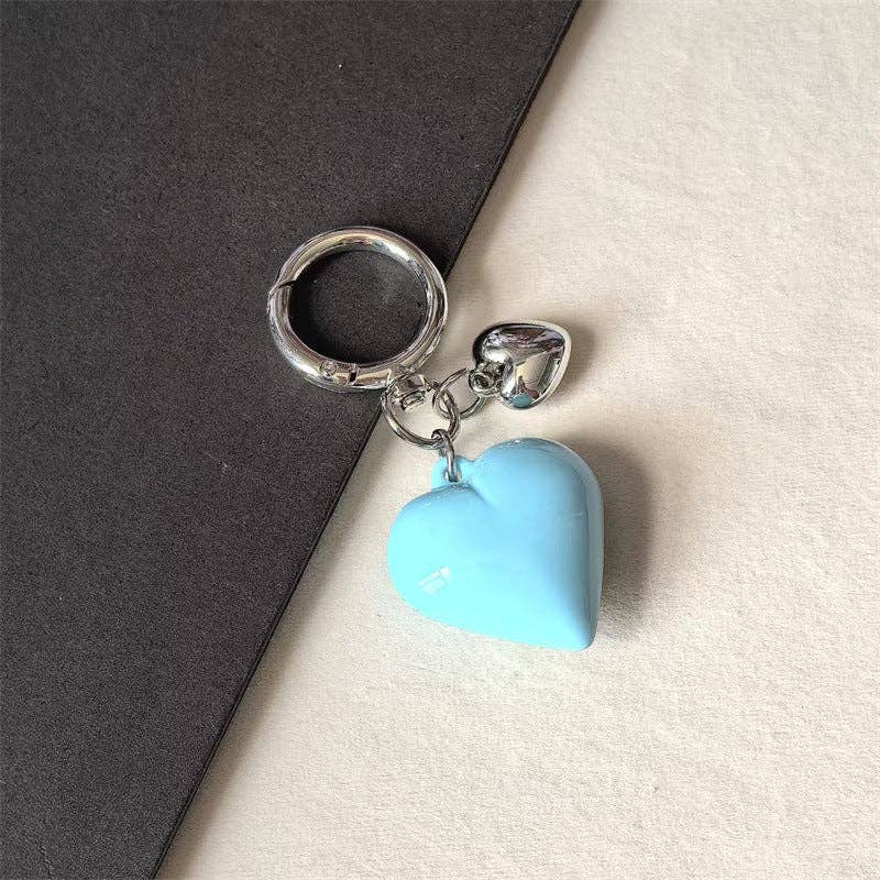 Heart Charm Keychain