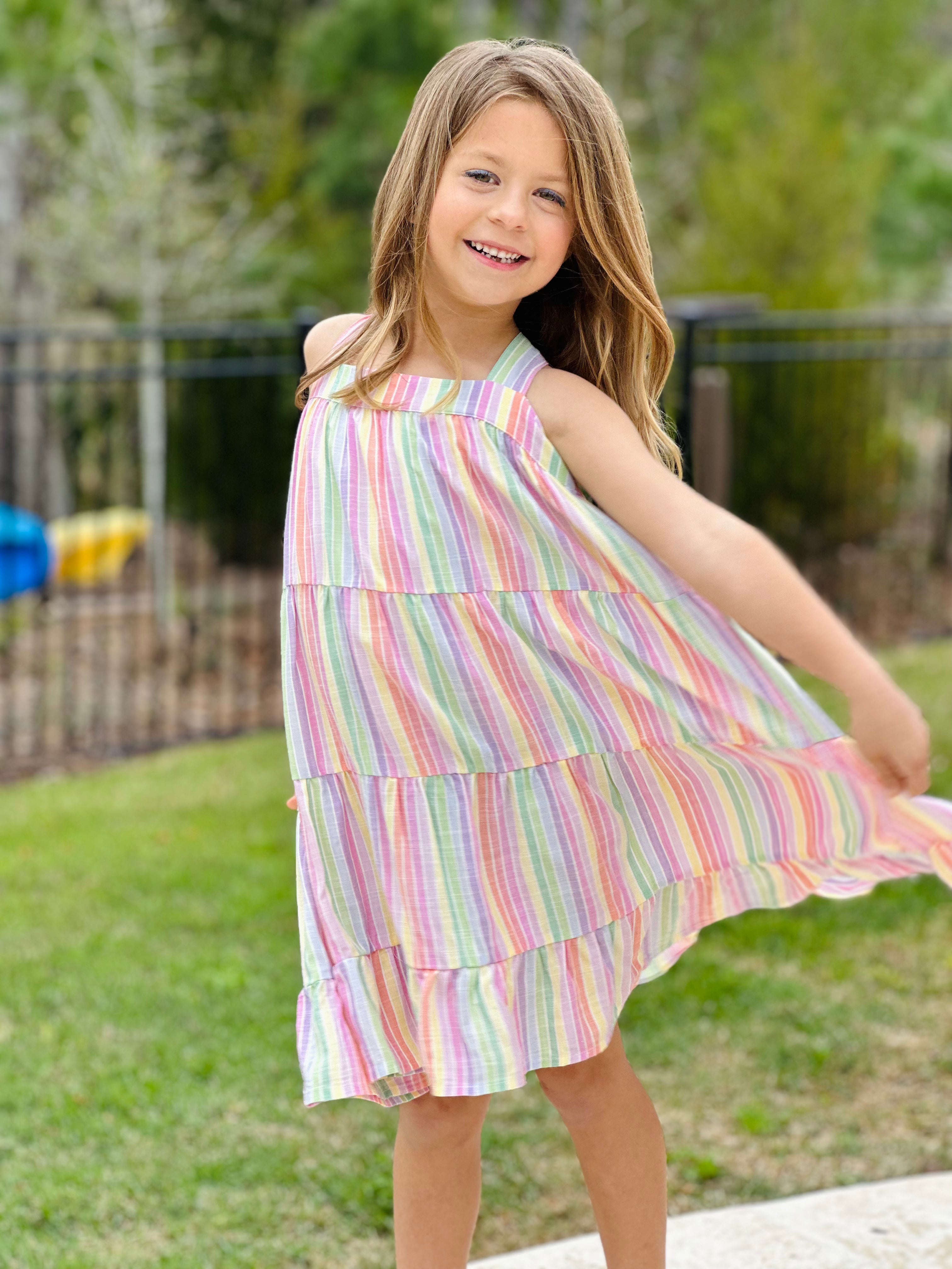 Adorn Stripe Dress