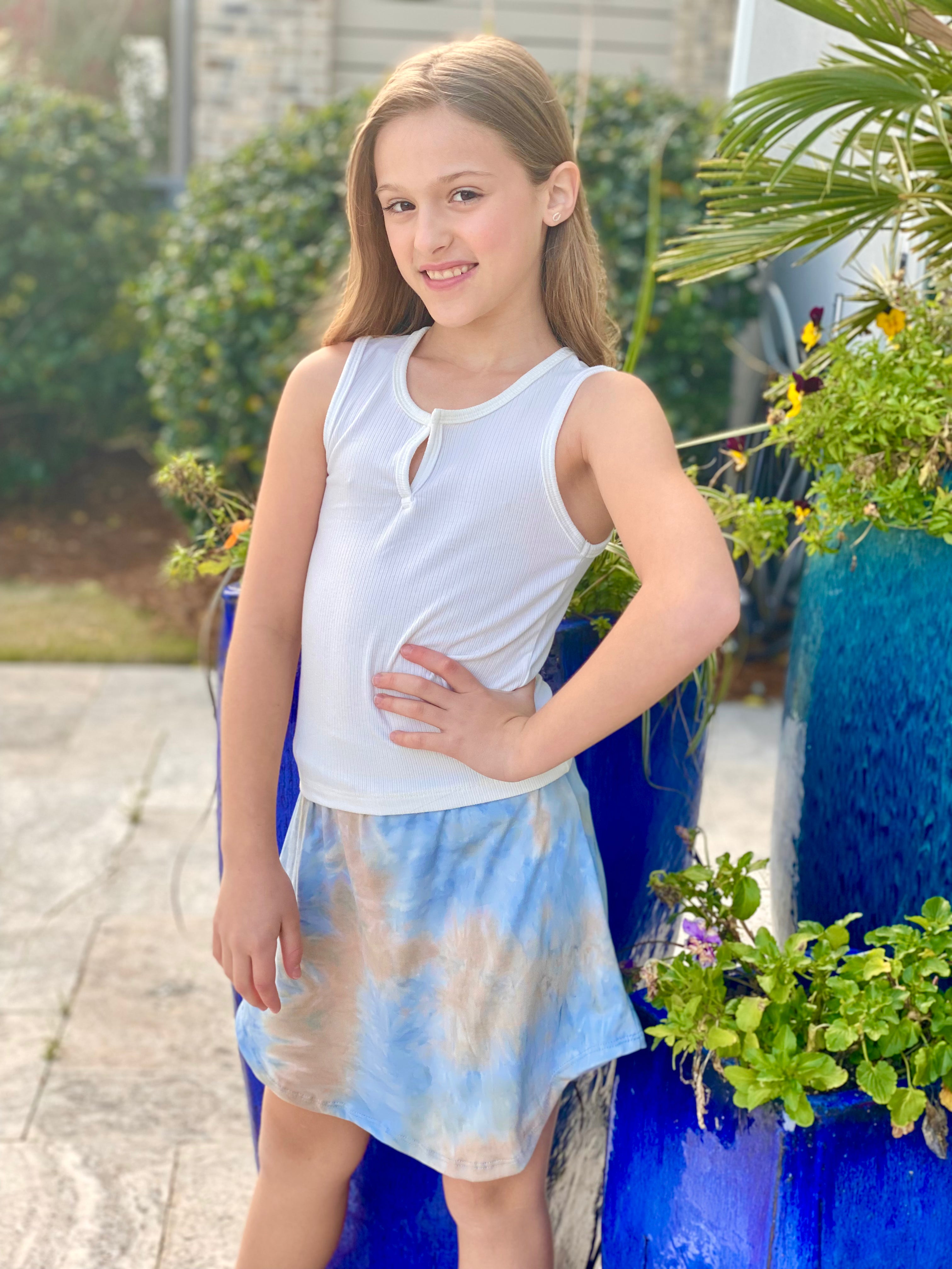 Tie Dye Skort