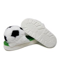 Soccer Ball | Women's Fuzzy Cozy Slides