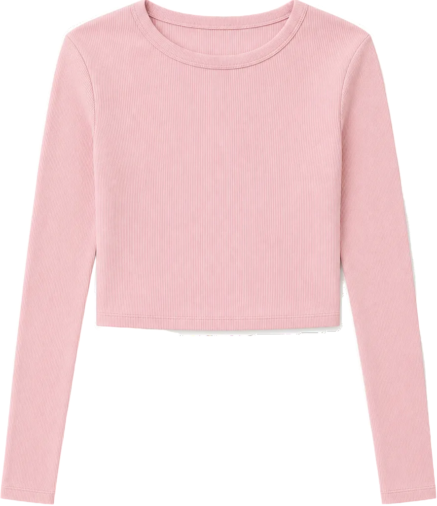 Sloane Ribbed Heart Long Sleeve Top