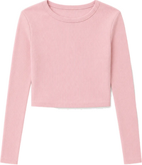 Sloane Ribbed Heart Long Sleeve Top