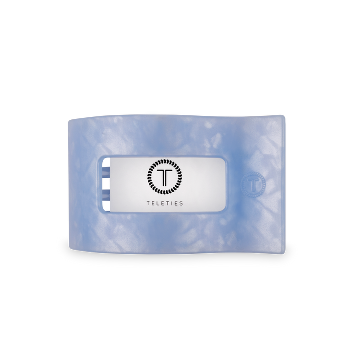 Flat Rectangle Hair Clip | Medium | Blue Lagoon