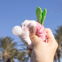 Bubble Buddy Squeezy Keychain -  Carrot Piggy
