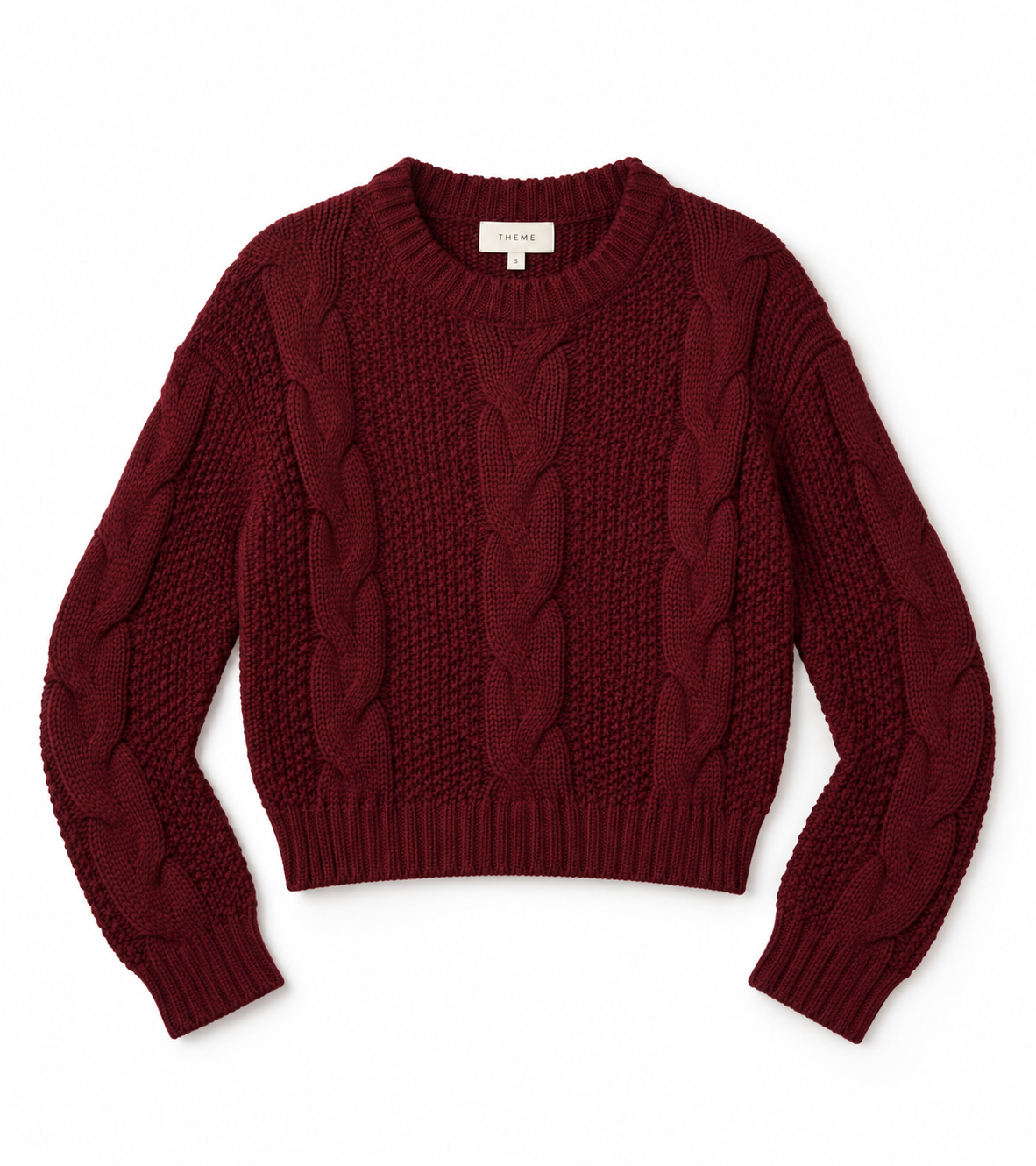 Tenly Braided Cable Sweater-3 Colors