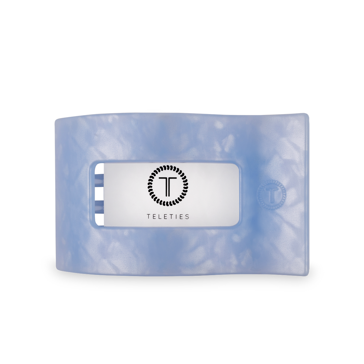 Flat Rectangle Hair Clip | Large | Blue Lagoon