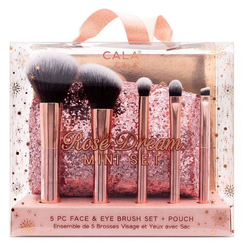 CALA Rose Dream 5 Piece Brush Set Gift Holiday