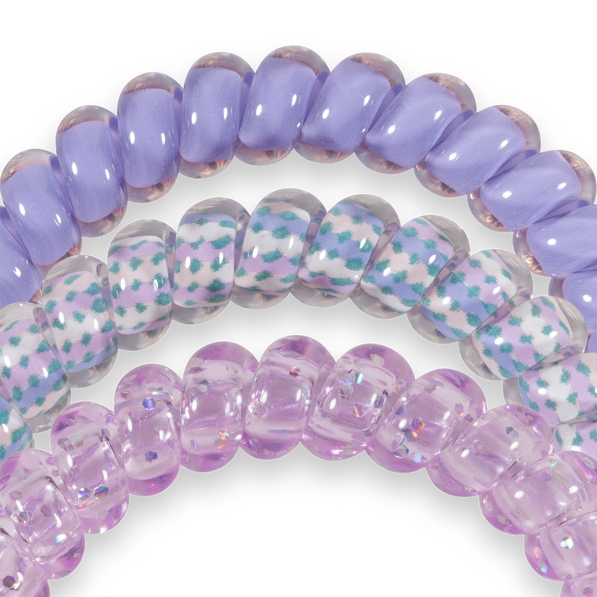 Spiral Hair Coils | Small | Lavender Mist