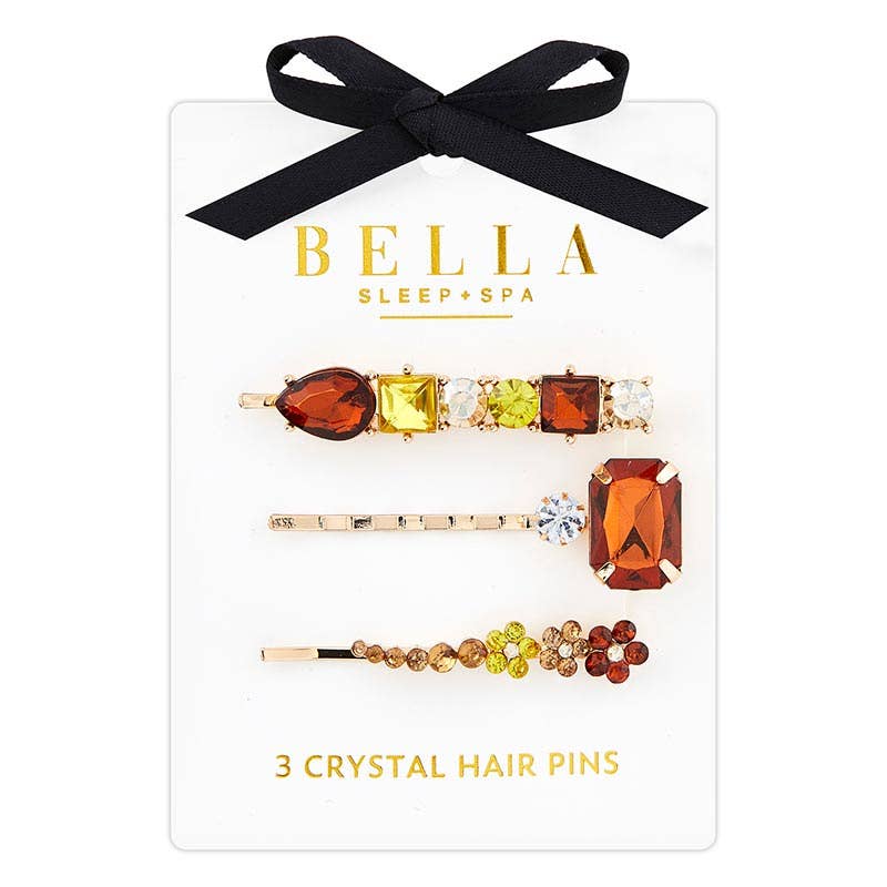 Crystal Hair Pins - Topaz Jewels