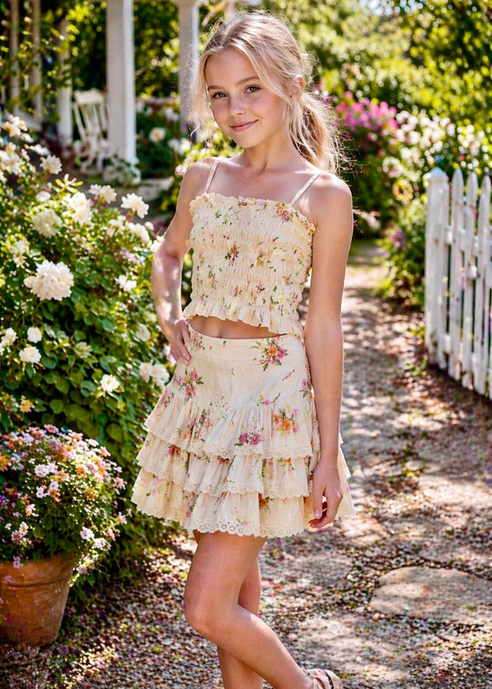 KatieJNYC Alma Top-Vintage Wildflower