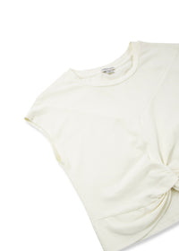 Twist Front Cotton Tee