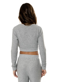 Hacci Cropped Cardigan