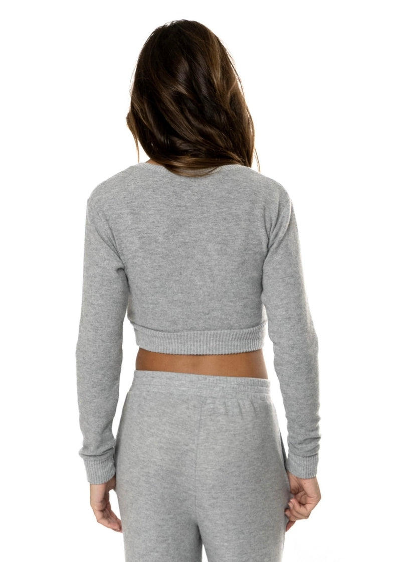 Hacci Cropped Cardigan