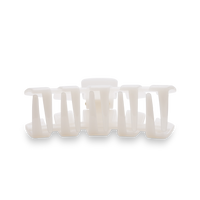 Classic Hair Clip | Large | Coconut White