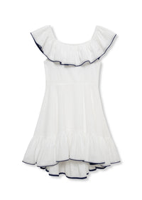 Ruffle High-Low Dress