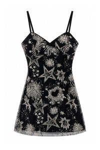 Tween Etta Dress-Celestial Beaded Mesh
