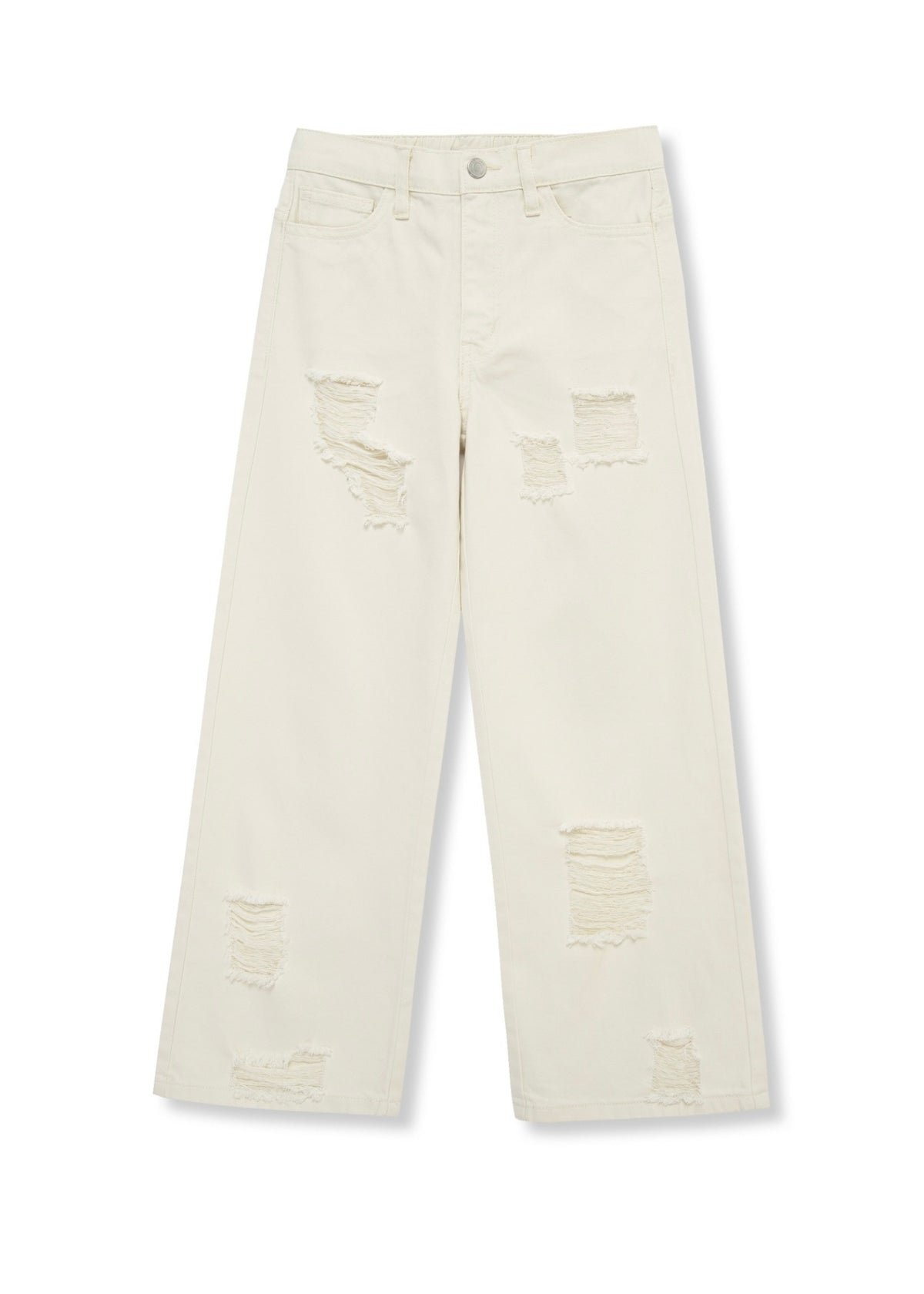 Distressed Wide Leg Pant