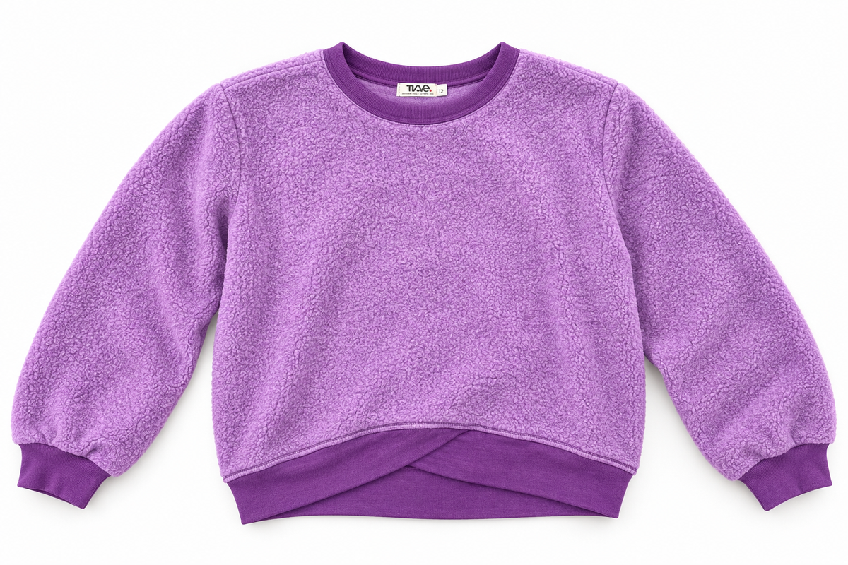 Lilac Sherpa Sweatshirt