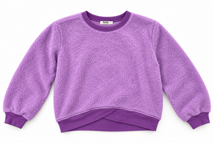 Lilac Sherpa Sweatshirt