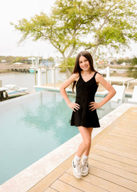 Little Black Gauze Dress