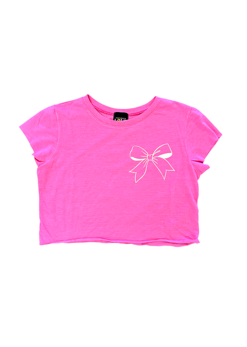 Cropped Bow Tee