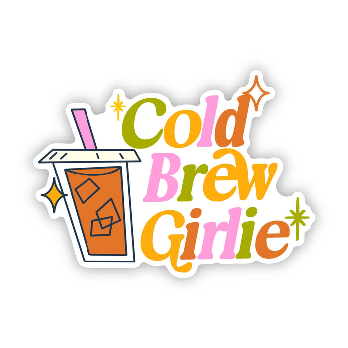 Cold Brew Girlie Coffee Sticker