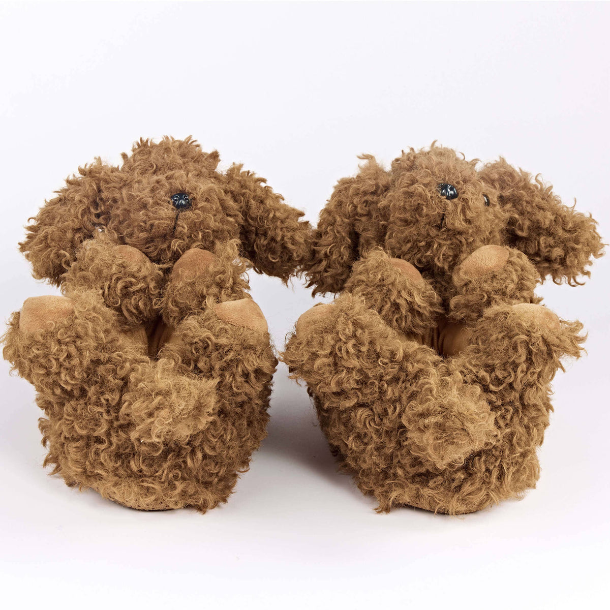 Coco the Doodle Plush Slippers