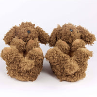Coco the Doodle Plush Slippers
