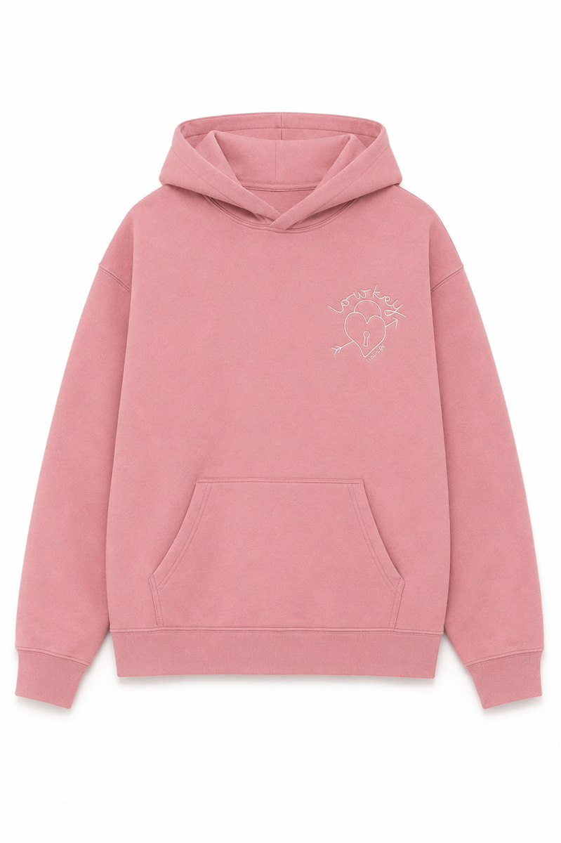 Jessie Lowkey Hoodie – Rose