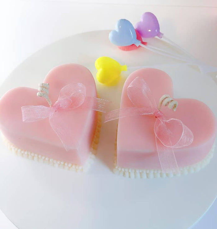 Heart Shaped Cake Candle