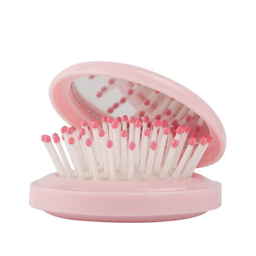 Folding Mini Brush & Mirror