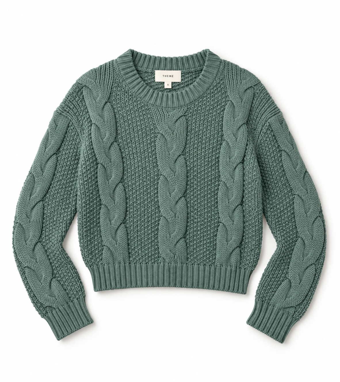 Tenly Braided Cable Sweater-3 Colors