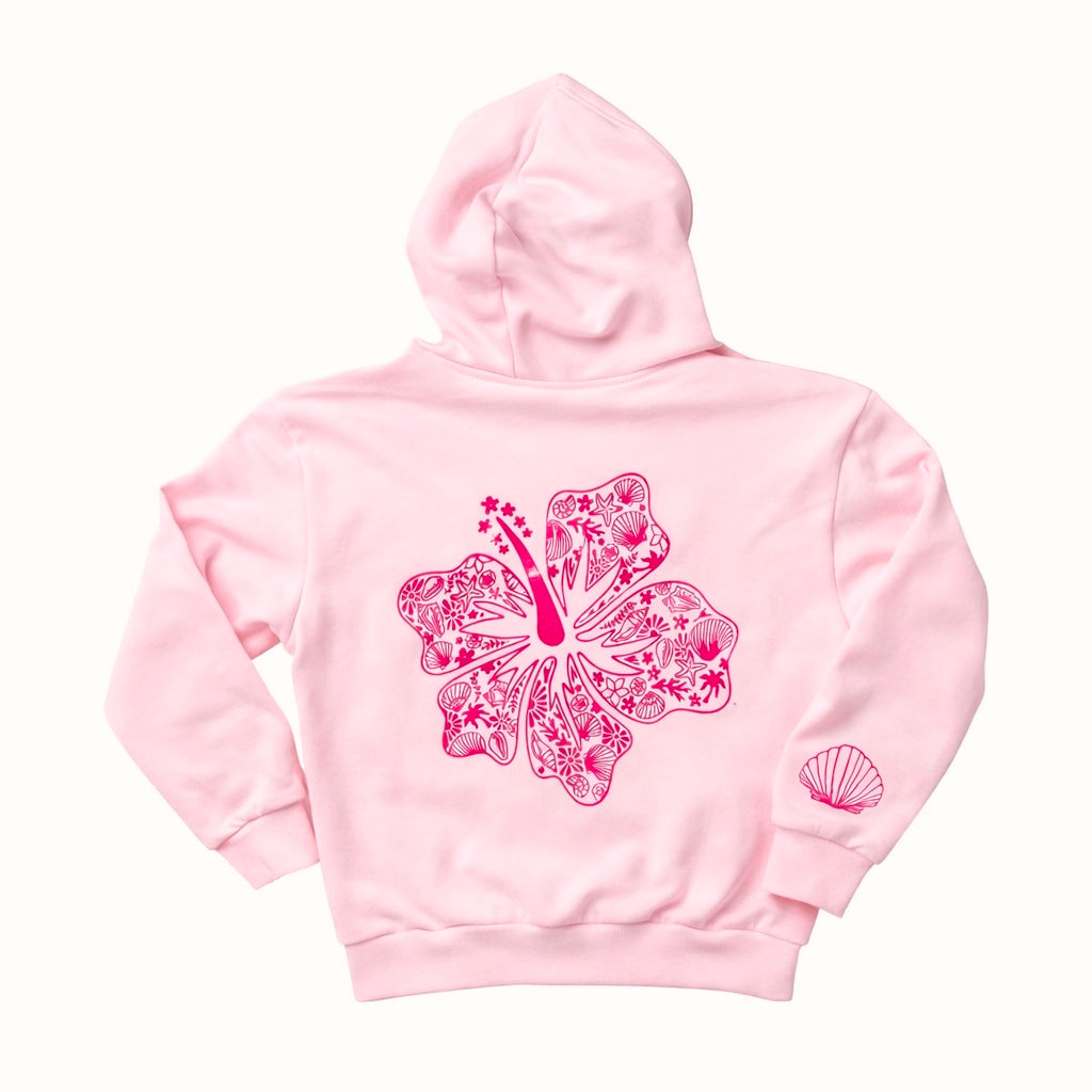 Hibiscus Palm Hoodie