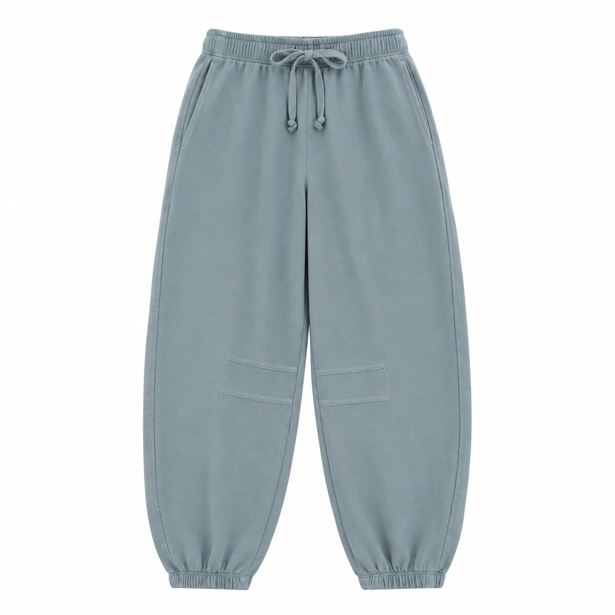 T2Love Dusty Blue Barrel Jogger Sweatpants