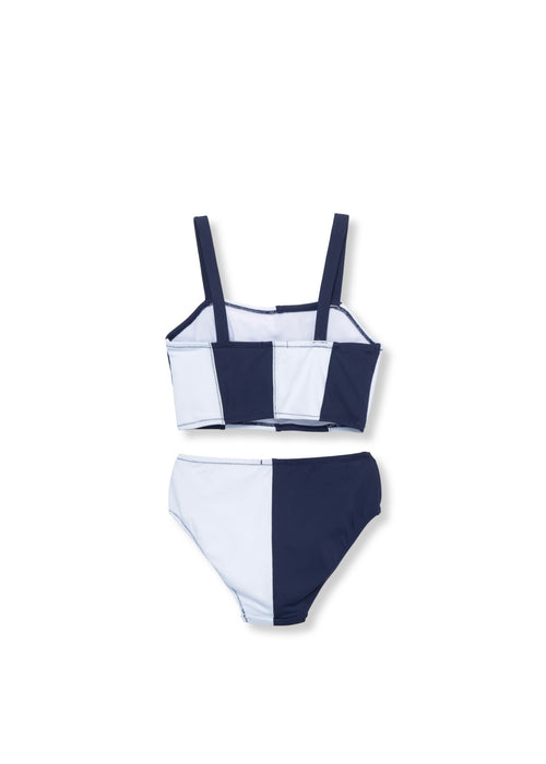 Colorblock Two Piece, Navy