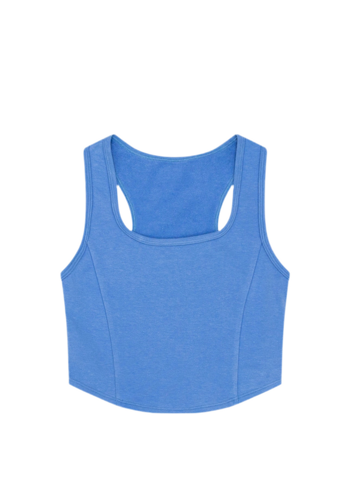French Terry Corset Top