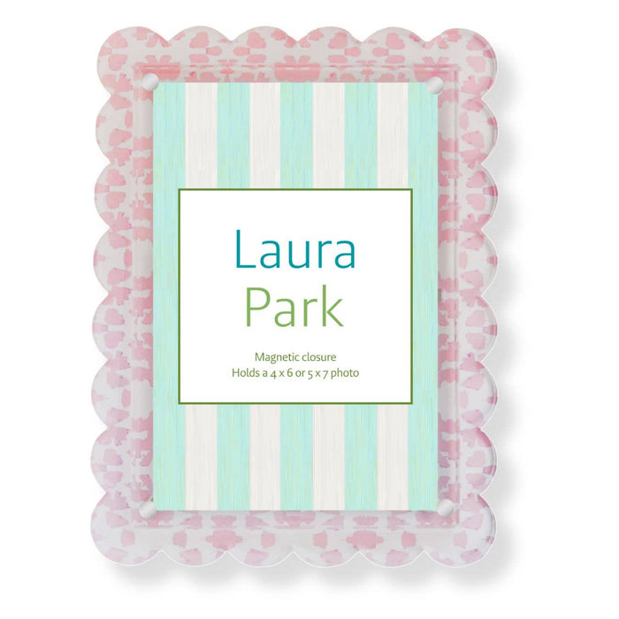 Chintz Rose Scalloped Picture Frame