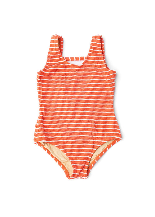 Orange Stripe One Piece