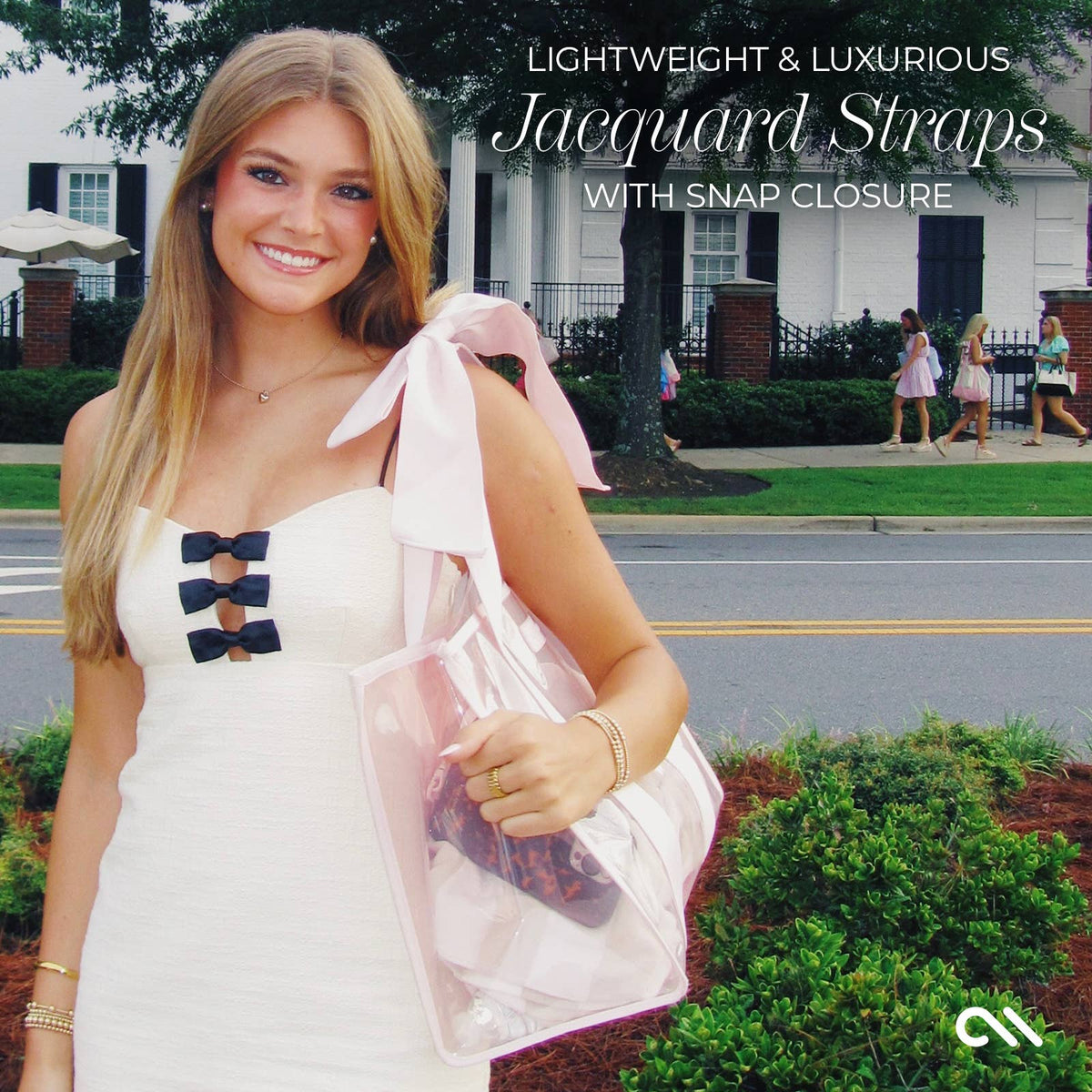 Case-Mate Ballet Pink Bow Jelly Tote Bag