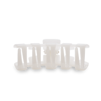 Classic Hair Clip | Medium | Coconut White